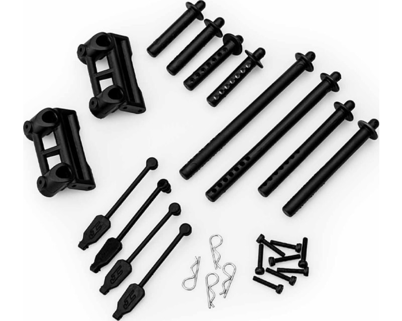 Mini LMT body mount w/ hardware and body clips set