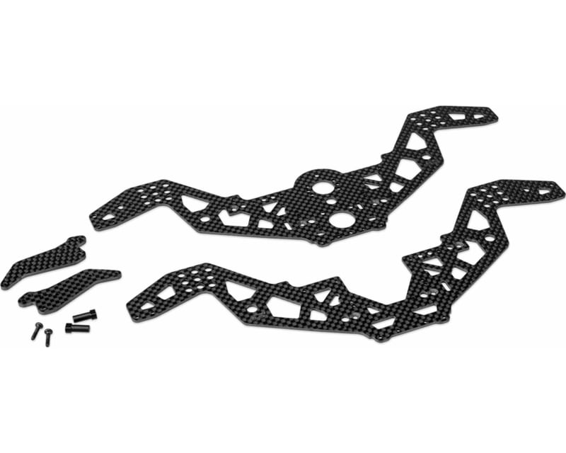 Mini LMT Carbon Fiber Chassis Set W/ Wheelie Bar