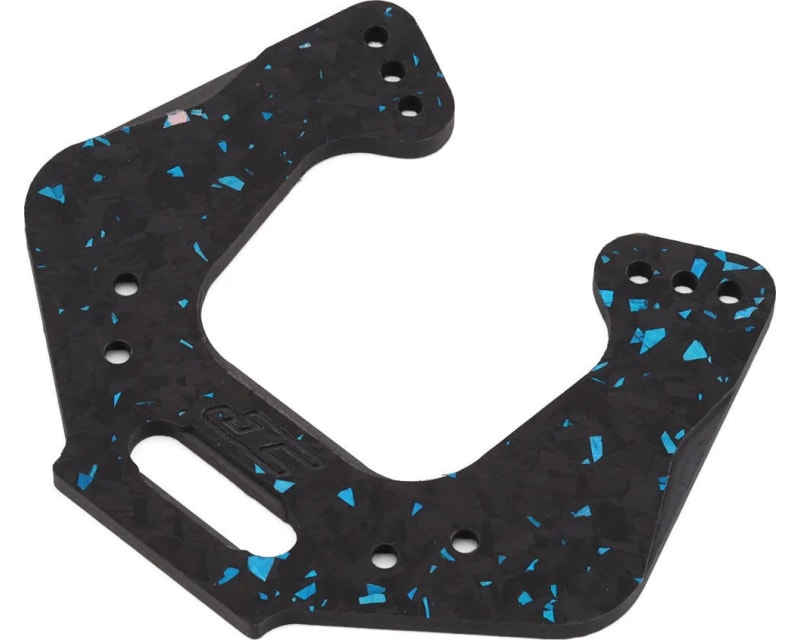 RC10 89 Masami Stealth Forged Carbon Front Shock Tower (Blue) (S