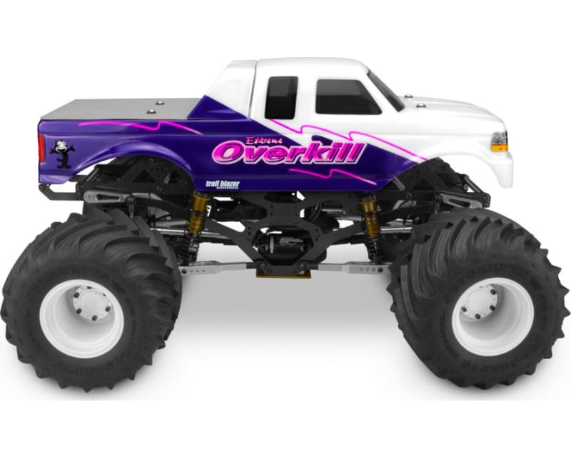 Tap to zoom 1993 F0RD F-250 Super Cab Monster Truck Clear Body Shell