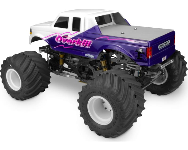Tap to zoom 1993 F0RD F-250 Super Cab Monster Truck Clear Body Shell
