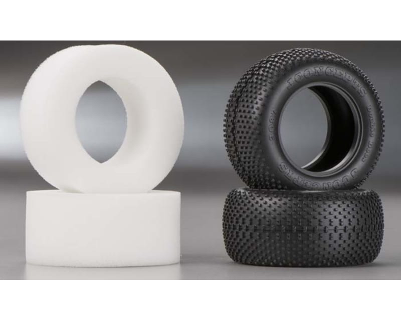 Double Dees 1.7 Inch RC10 Hazard Rear Tire Green