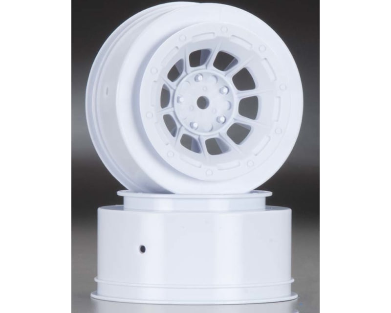 Hazard Slash 2WD Front Wheel White (2) photo