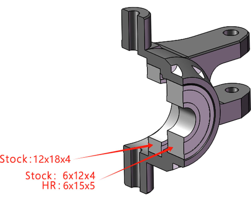 6061 Steering HD Bearing Blocks JTF