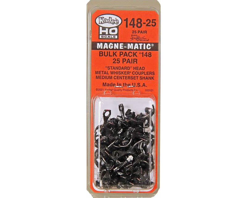 Ho Whisker Coupler 9/32 Center 25 Pair