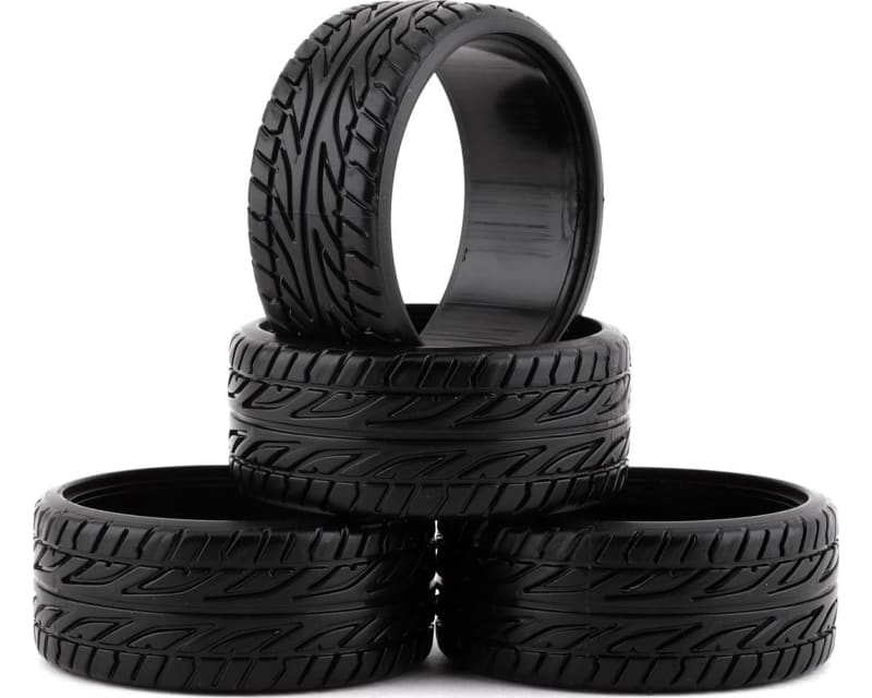 Tap to zoom 1:10 Abs Treaded Drift Tire Set (4)