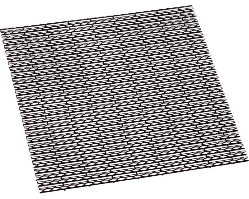 Stainless Steel Grille Mesh (Black) (Hex Stripe)