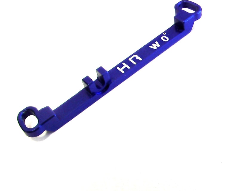 Aluminum Steering Link Long 0 Deg (Blue) - Kyosho Mr-03