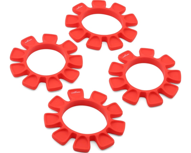 Tap to zoom Ufo High Strength Silicone Tire Glue Bands (Red) (4) (1/8 & 1/10
