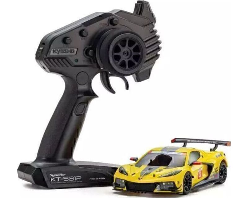 Mini-Z Rwd Mr-04 Readyset Chevrolet Corvette C8.R Yellow