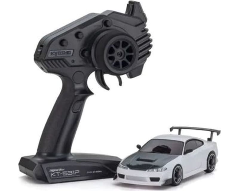 Mini-Z Awd Nissan Silvia S15 Equipped with Gt Wing White