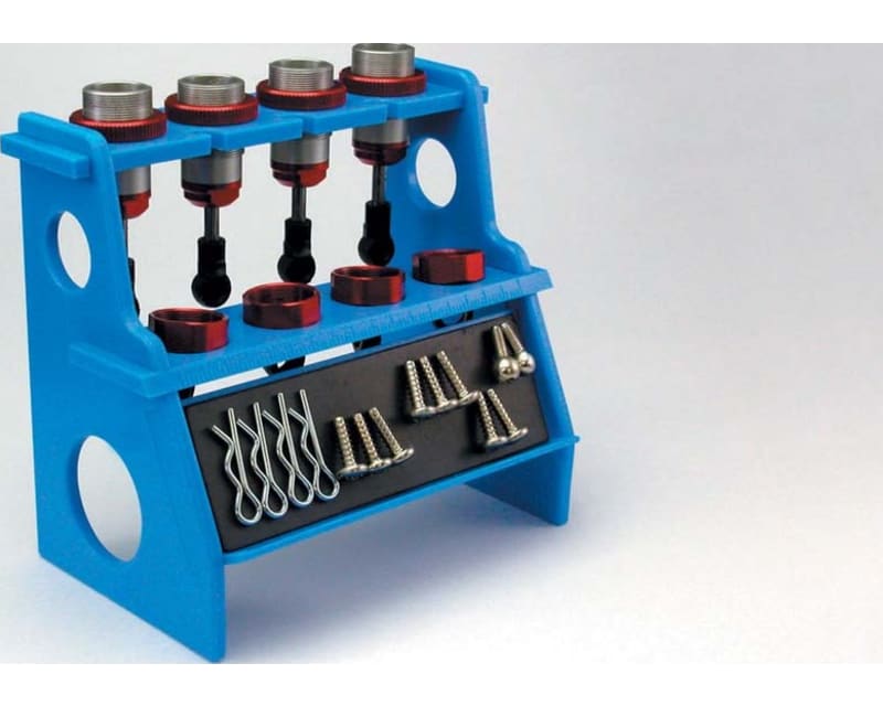Shock Absorber Pits Holder W/Magnet Blue