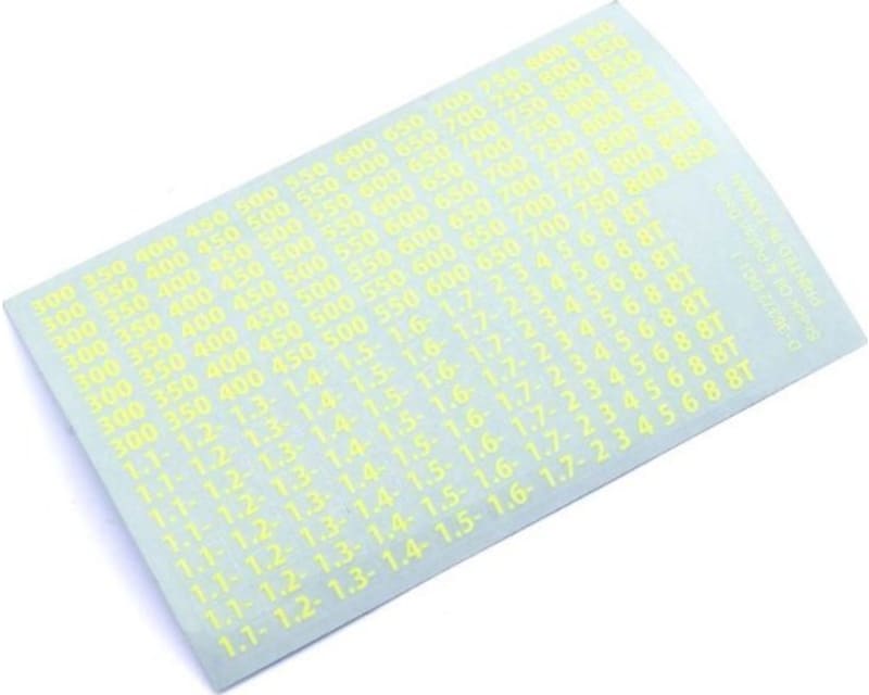 Shock Oil Decal (Yellow)