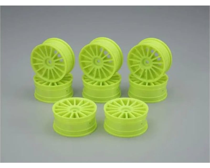 Tap to zoom Aero 24 Wheel 15 Spoke Flourescent Yellow 8 pieces