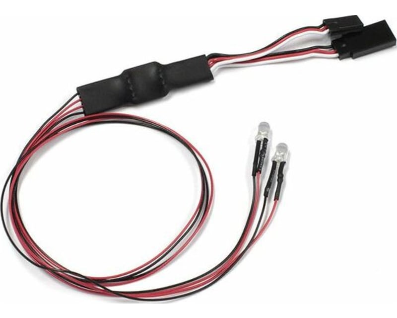 LED Light Unit (5mm/2 Bulbs/L=400/Red) photo