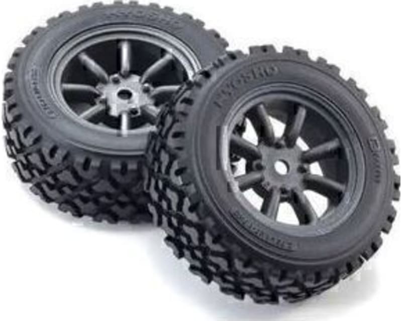 Glued Vintage Rally Tire Fz02-R M 8-Spoke Watanabe Wheel/Black