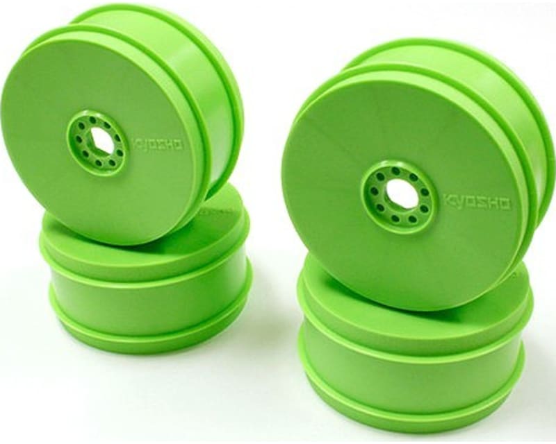Dish Wheel 4 pieces Fluorescent Green Mp9 Tki4