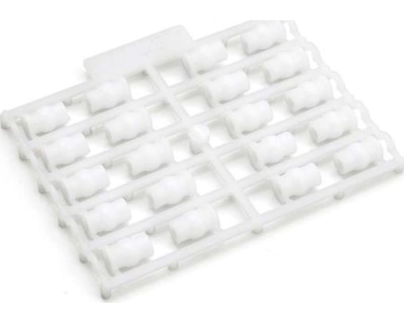 Flanged 5.8mm Plastic Ball for Kb10 20 pieces