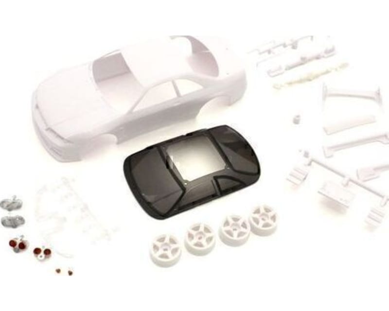 Nissan Gt-R Nismo R33 White Body Set W/Wheel