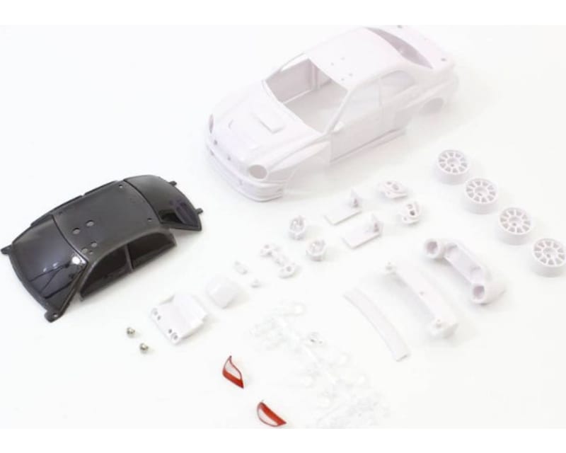 Impreza WRC 2002 White Body Set w/Wheel Mini-Z