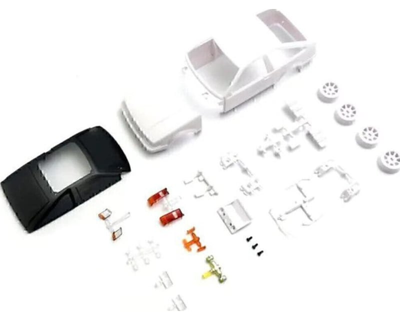 Mini-Z Ma-020 Toyota Levin Ae86 Body (Unpainted) W/Wheels