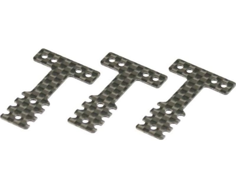 Carbon Rear Suspension Plate Set Mini-Z photo