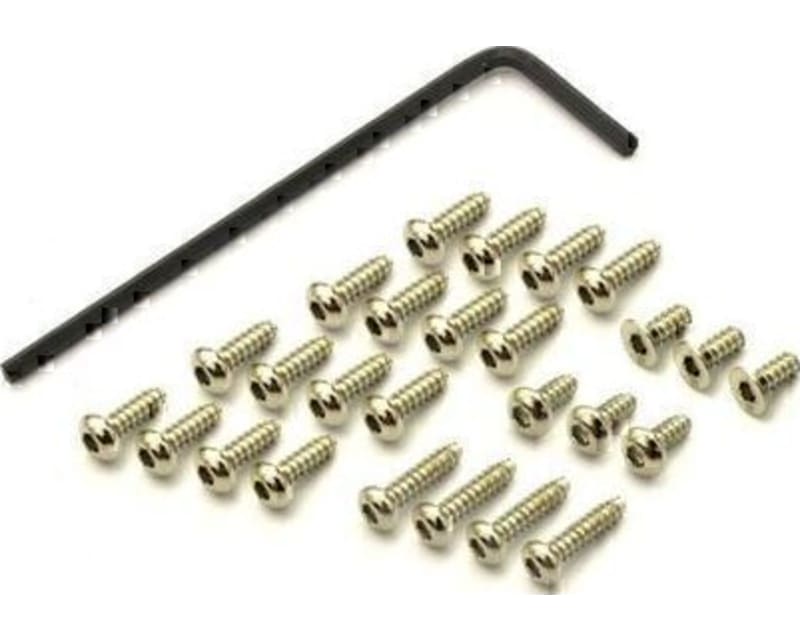 Tap to zoom Button Hex Screw Set Mr-03/Nickel