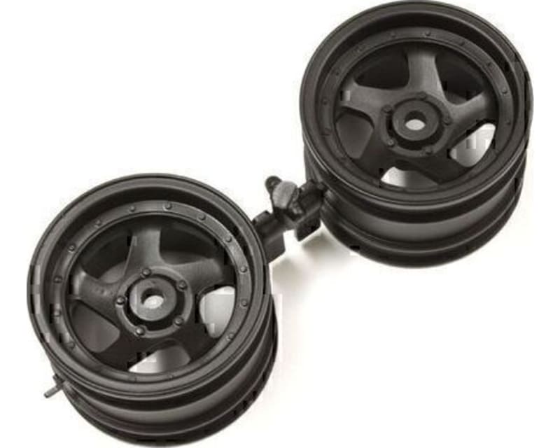 5 Spoke Wheel 43mm Black/2 pieces/Optima