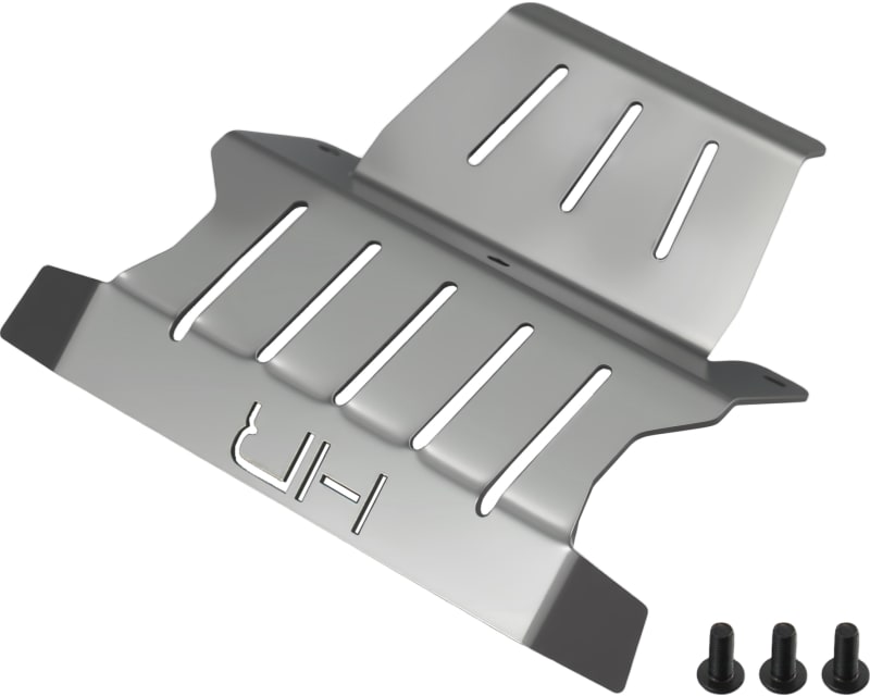 Tap to zoom stainless steel Front bumper skid plate LB EVO