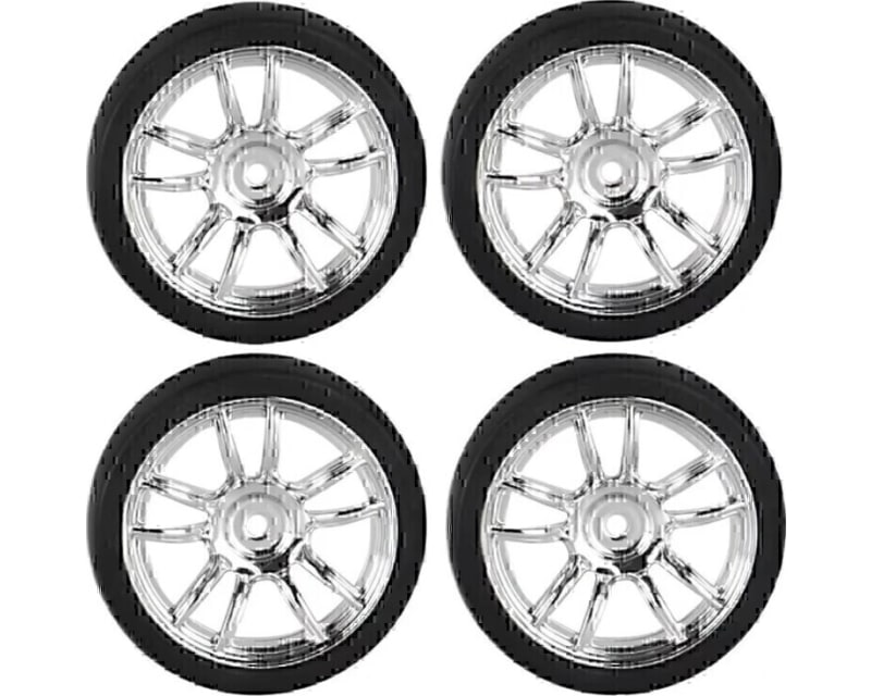 1/18 drift tires- style 2- chrome