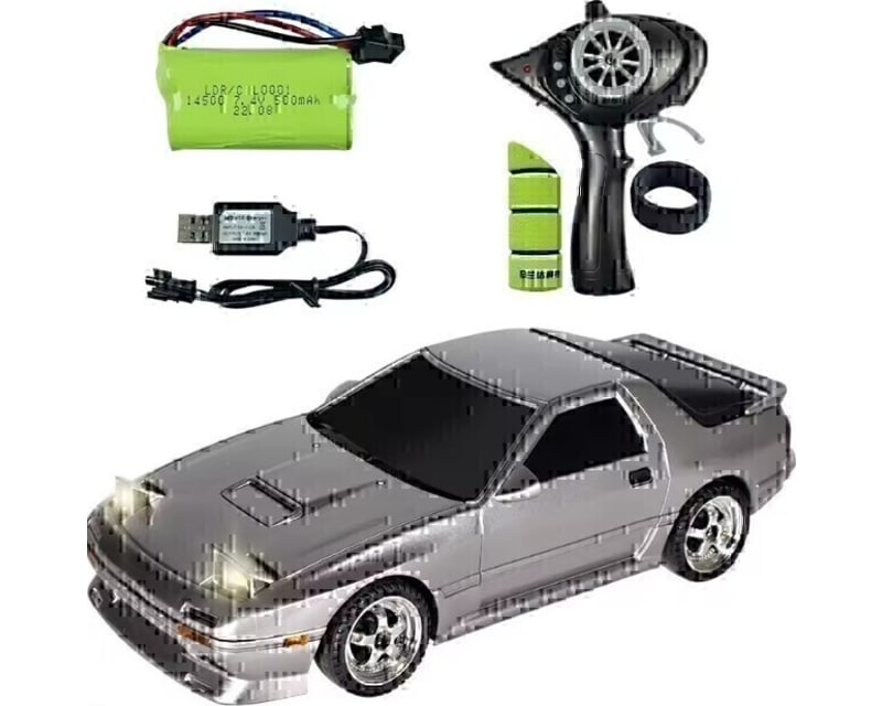 1/18 RX-7 Drift Car with Gyro Silver