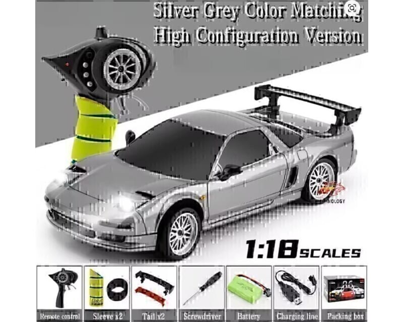1/18 DRIFT CAR NSX Silver