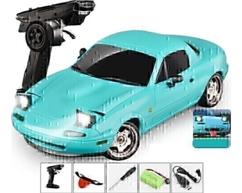 1/18 Scale RWD RC Drift Car Mazda MX-5 Teal