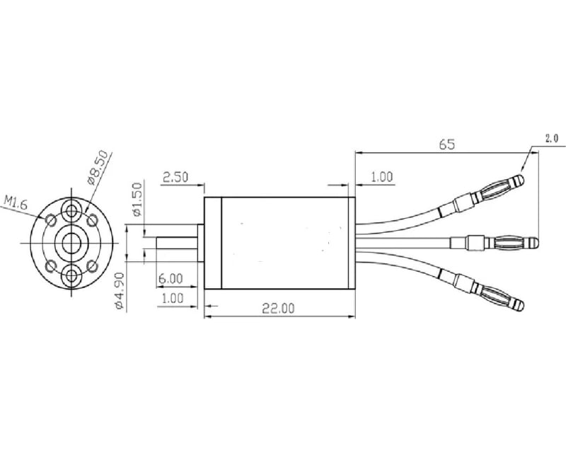 Stainless Steel Mod Motor Mount: Micro-B/T