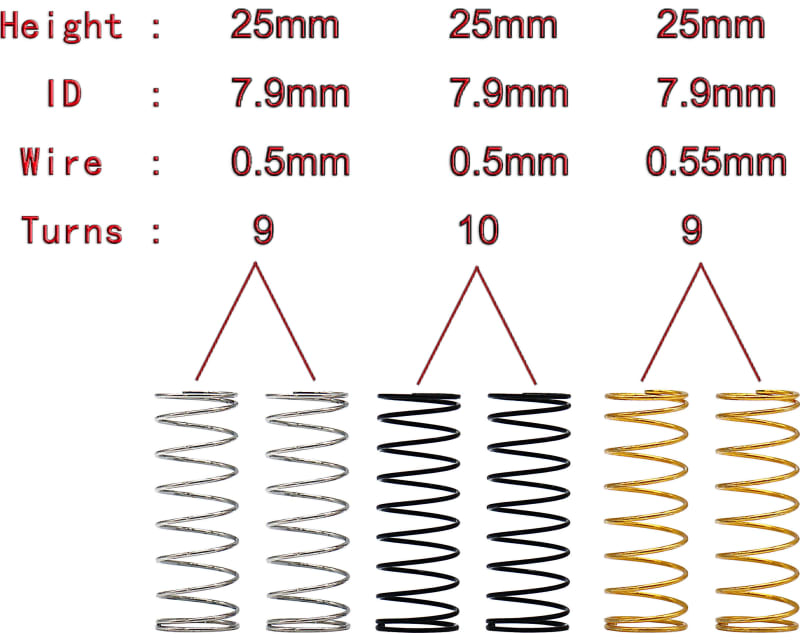 Linear Rate Rear Spring Set Micro B/T