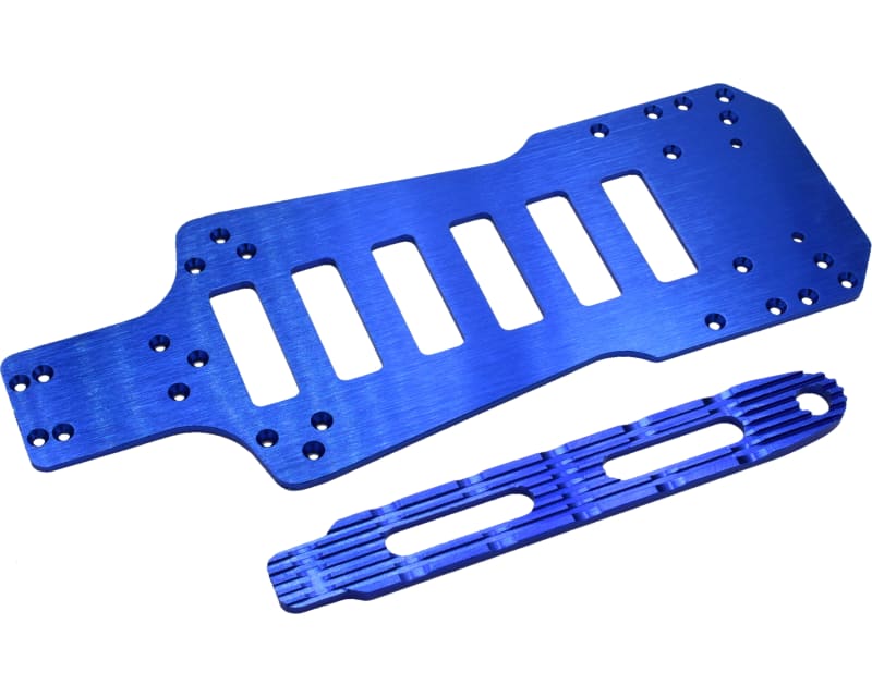 Tap to zoom Losi Mini Slider 6061 Aluminum Blue Chassis