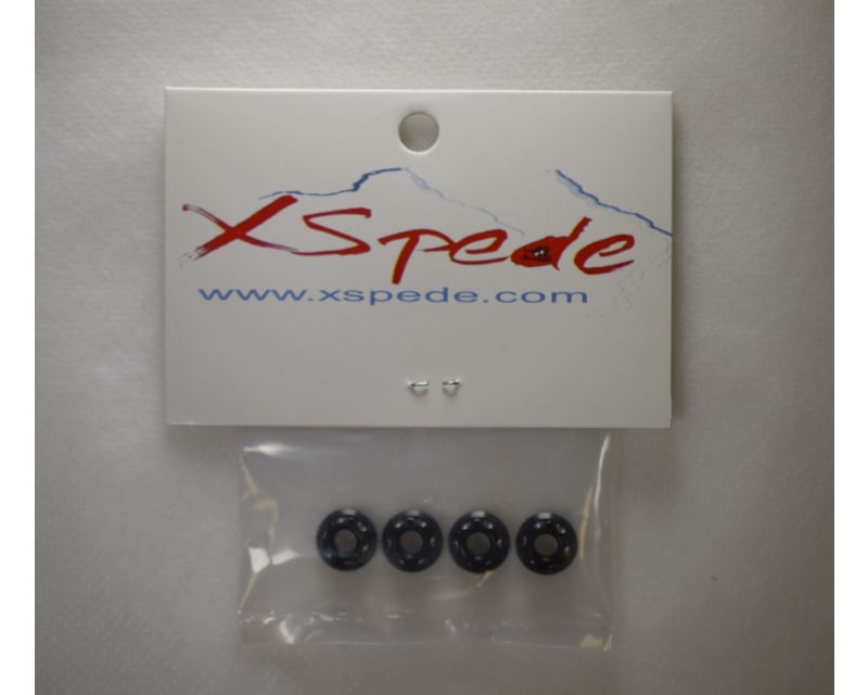 Black Aluminum M5 Serrated Flange Wheels Nuts (4)