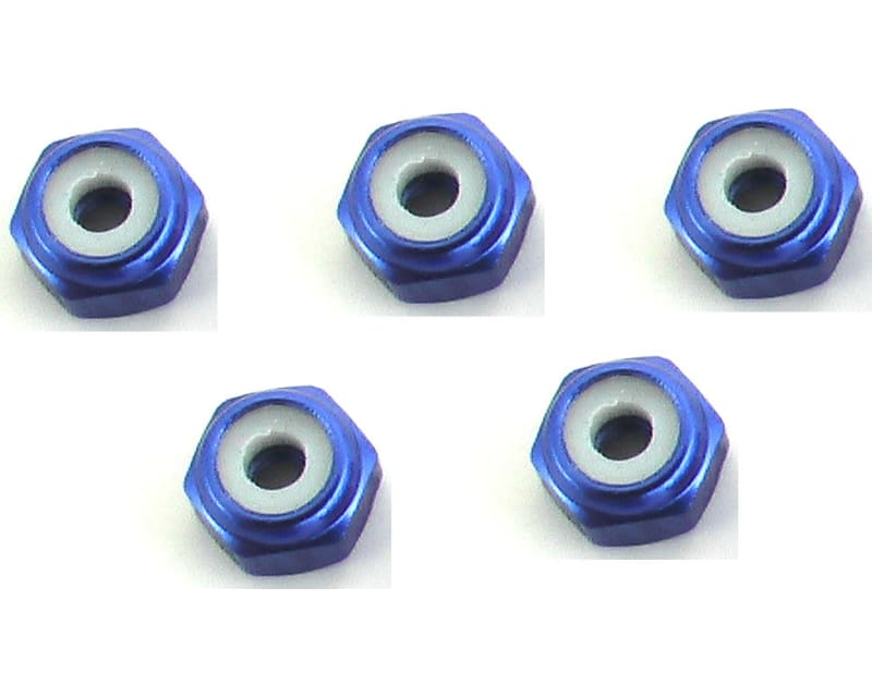 2mm Blue Lock Nut (5)