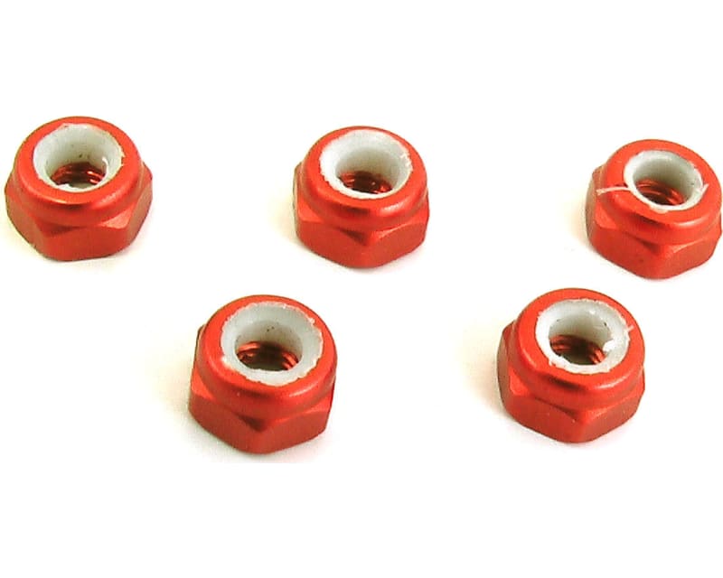 Tap to zoom 3mm Orange Lock Nut (5)
