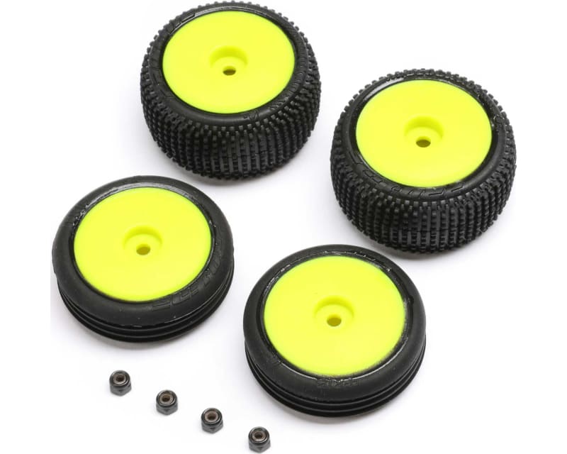Tires Wheels Yellow Mounted: Micro-B