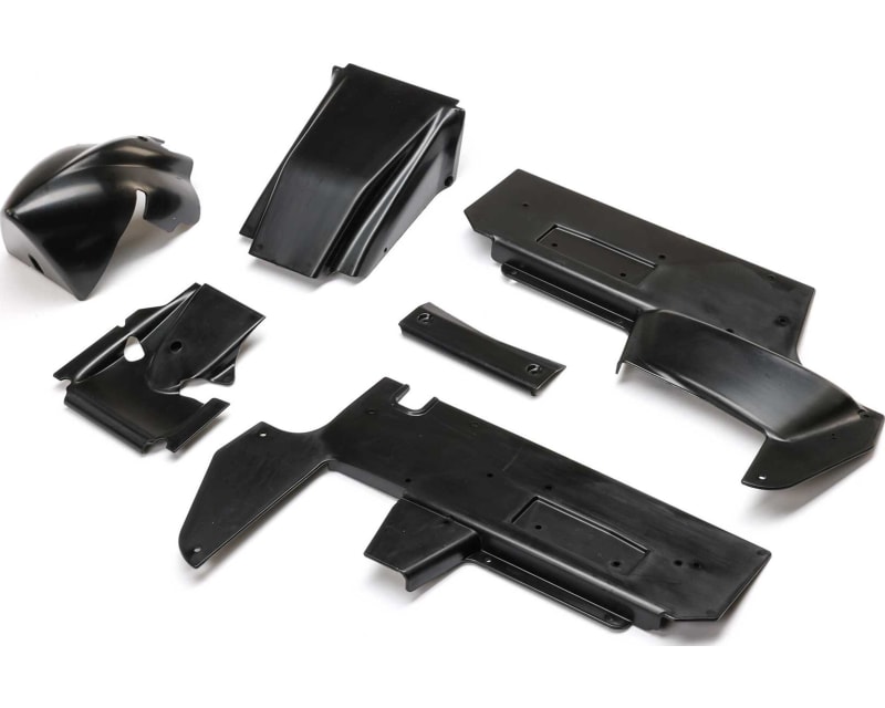 Body Panel Set Black: 22S Sprint Car