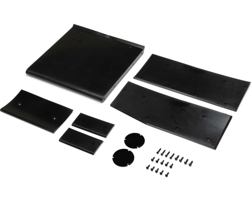 Wing Panel Set Black: 22S Sprint photo