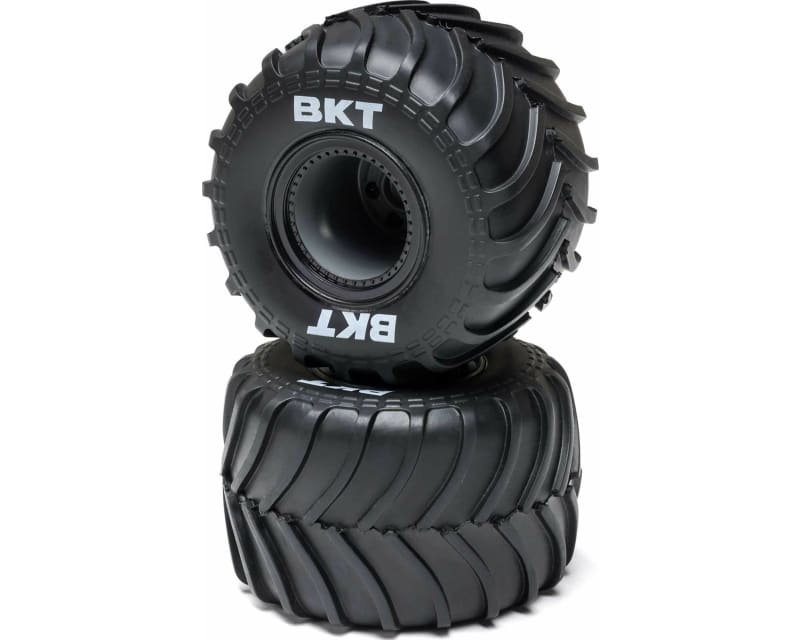 MT Tires Black Beadlock Premount 2 : Mini LMT