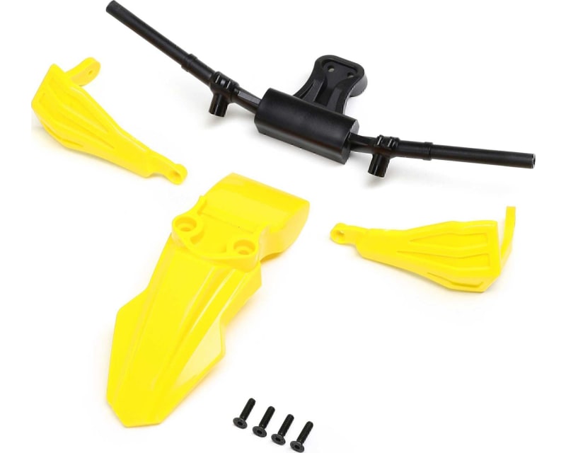 Fender Handguards & Handle Bars Yellow: PM-SM