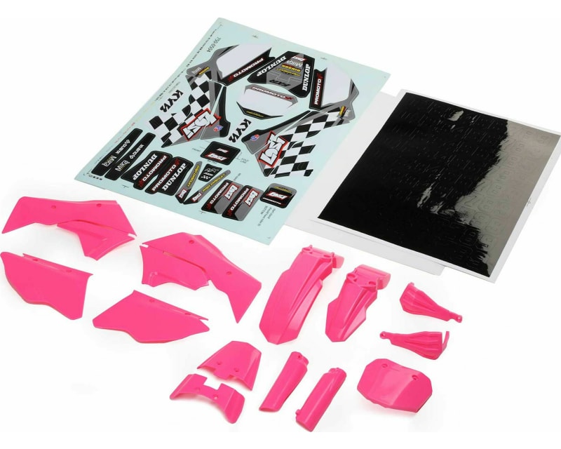 Pink Plastics w/Wraps: PM-MX/SM