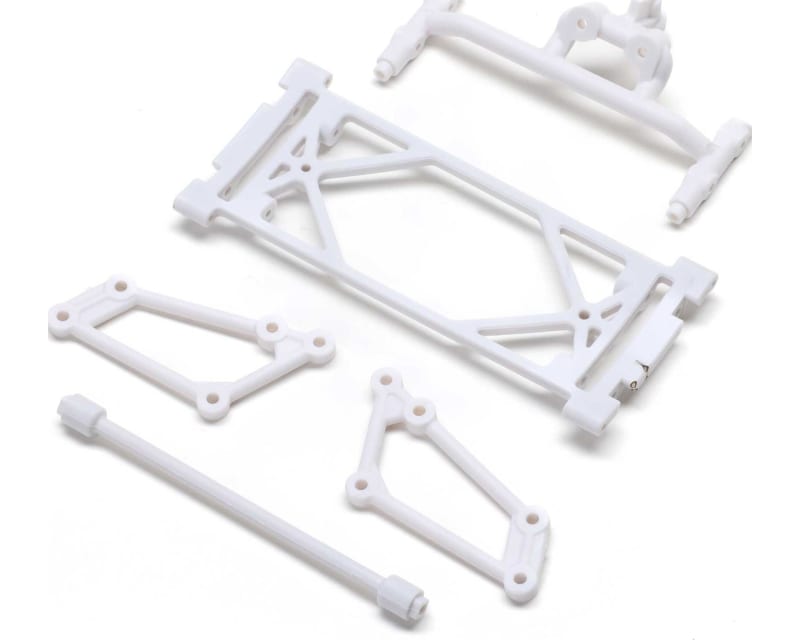 Tap to zoom Front Wing Mount Set White: 22S Sprint