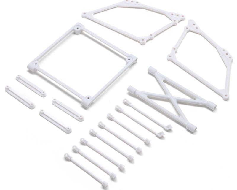 Top Wing Mount Set White: 22S Sprint