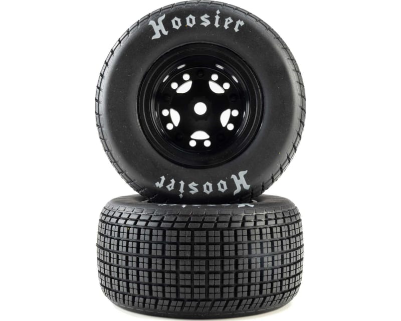 Losi Hoosier Tires Soft Mounted Black Left/Right 2 : 22S DLM