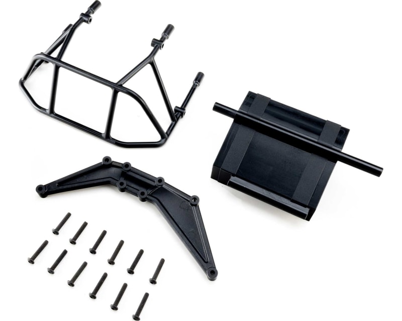 Tap to zoom Rear Bumper Set Black: 22S DLM