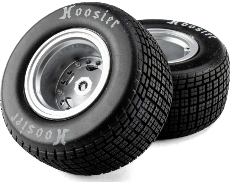 Tap to zoom Losi Hoosier Tires Medium Mounted Satin Aluminum Left/Right 2 :
